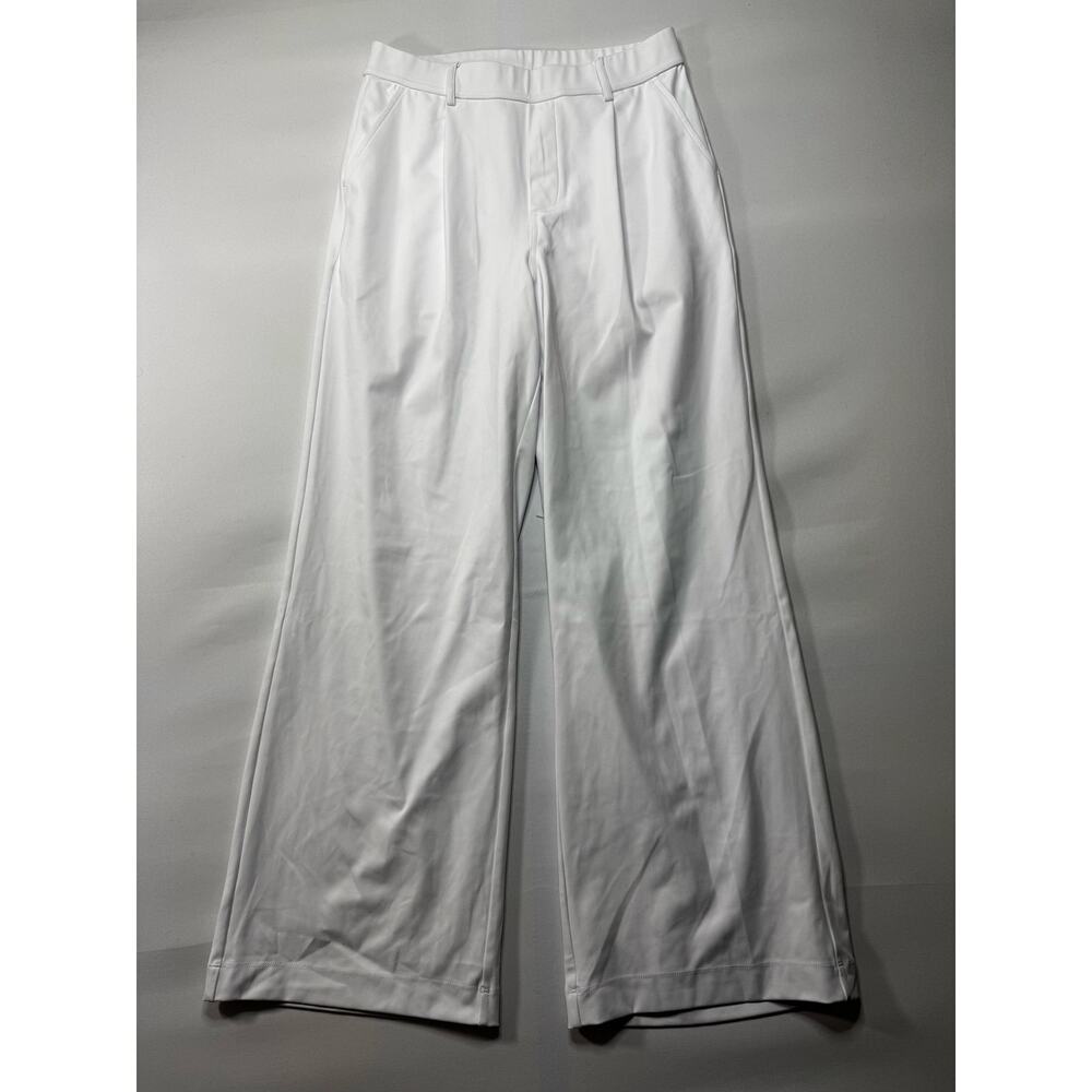 Classic Wide-Leg Women's Pants in White